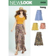 Newlook Pattern 6438 Misses' Easy Pants, Kimono, and Top