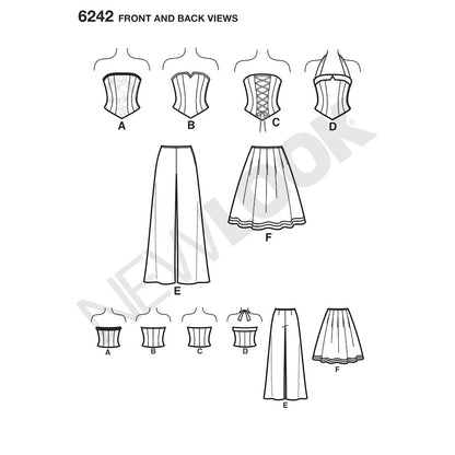 Newlook Pattern 6095 Misses' Dresses