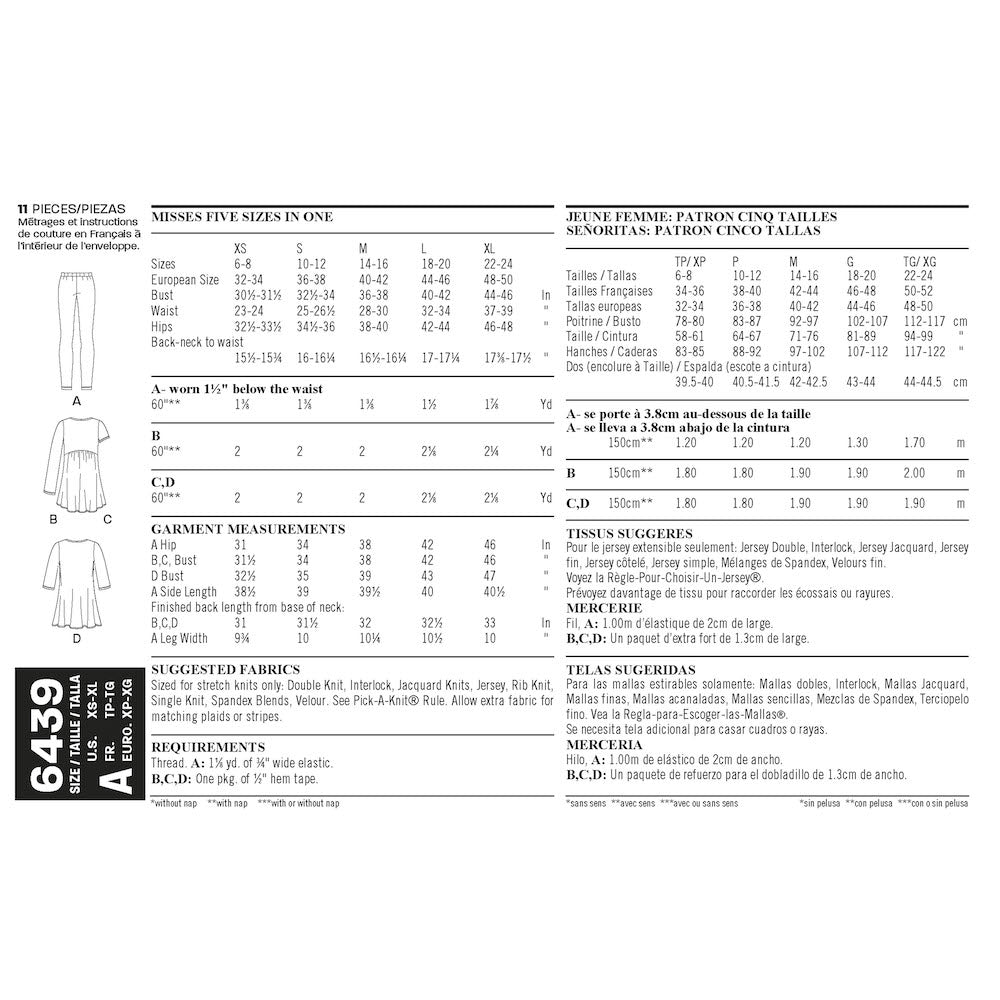 Newlook Pattern 6400 Misses' Skirts in Various Styles