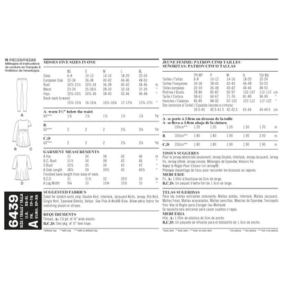 Newlook Pattern 6400 Misses' Skirts in Various Styles