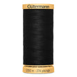 Gutermann Natural Cotton Thread, Colour 5201  - 250m