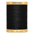 Gutermann Natural Cotton Thread, Colour 5201  - 800m