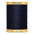 Gutermann Natural Cotton Thread, Colour 6210  - 800m