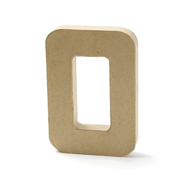 Paper Mache Letter, O - 8 inch