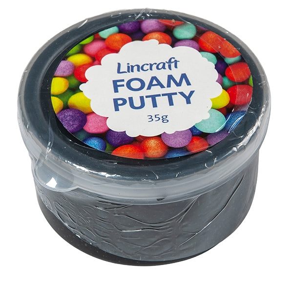 Lincraft Foam Bead Putty, Black- 35g