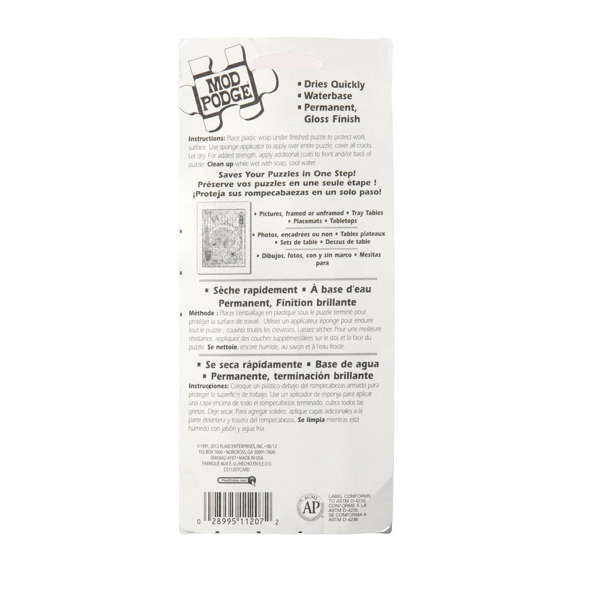 Mod Podge, Puzzle Saver- 2oz