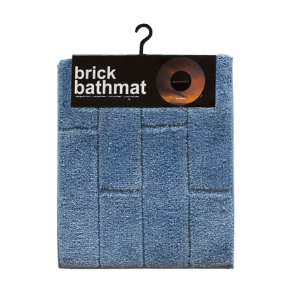 Atmosphere Bath Runner, Brick Azure- 50x120cm