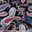 Rustic Rayon Fabric, Paisleys- Width 140cm