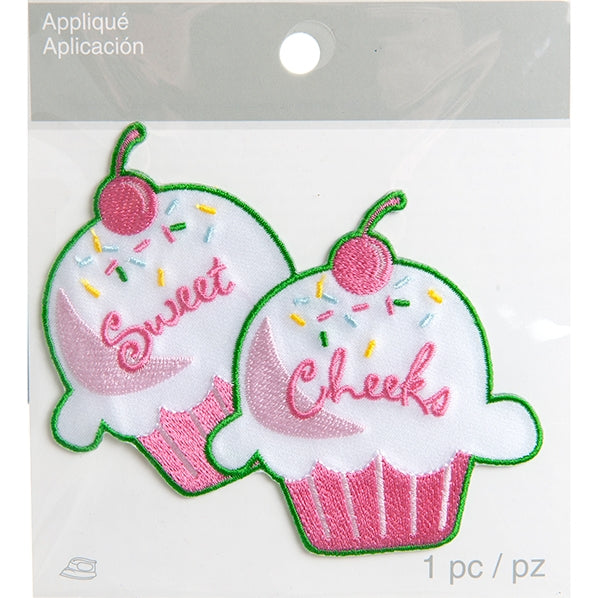 Simplicity Iron On Applique, Sweet Cheeks Large