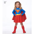 Simplicity Pattern 1035 Child's Wonder Woman, Supergirl & Batgirl Costumes