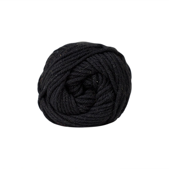 Makr Cotton Crochet & Knitting Yarn 8ply, Black- 50g Cotton Yarn – Lincraft