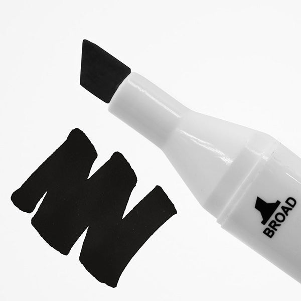 Thiscolor Double Tip Fabric Marker, 120 Black