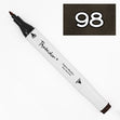 Thiscolor Double Tip Fabric Marker, 98 Chestnut Brown