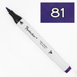 Thiscolor Double Tip Fabric Marker, 81 Deep Violet