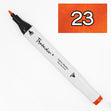 Thiscolor Double Tip Fabric Marker, 23 Orange