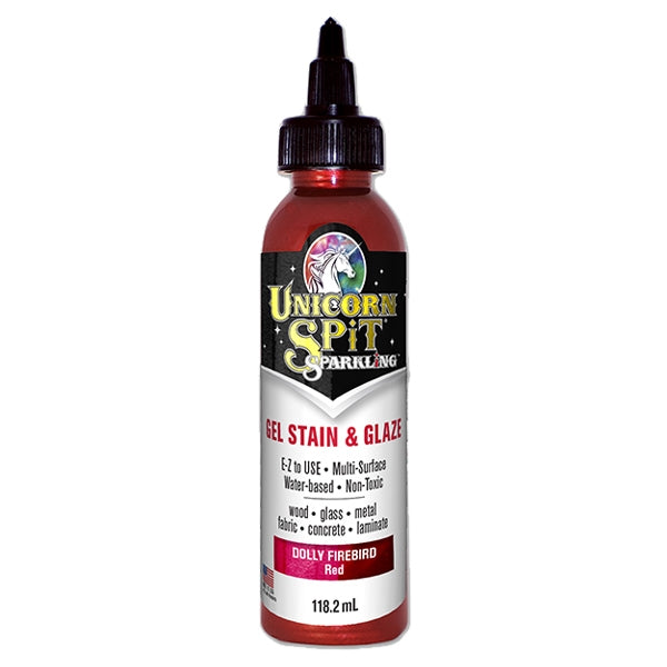 Unicorn Spit Gel Sparkling Stain & Glaze, Dolly Firebird- 118.2ml