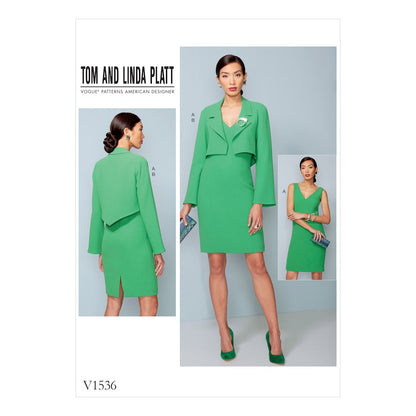 Vogue Pattern V1536 A5 (6-8-10-12-14)