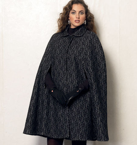 Vogue Pattern 8959 Misses Cape XS-M