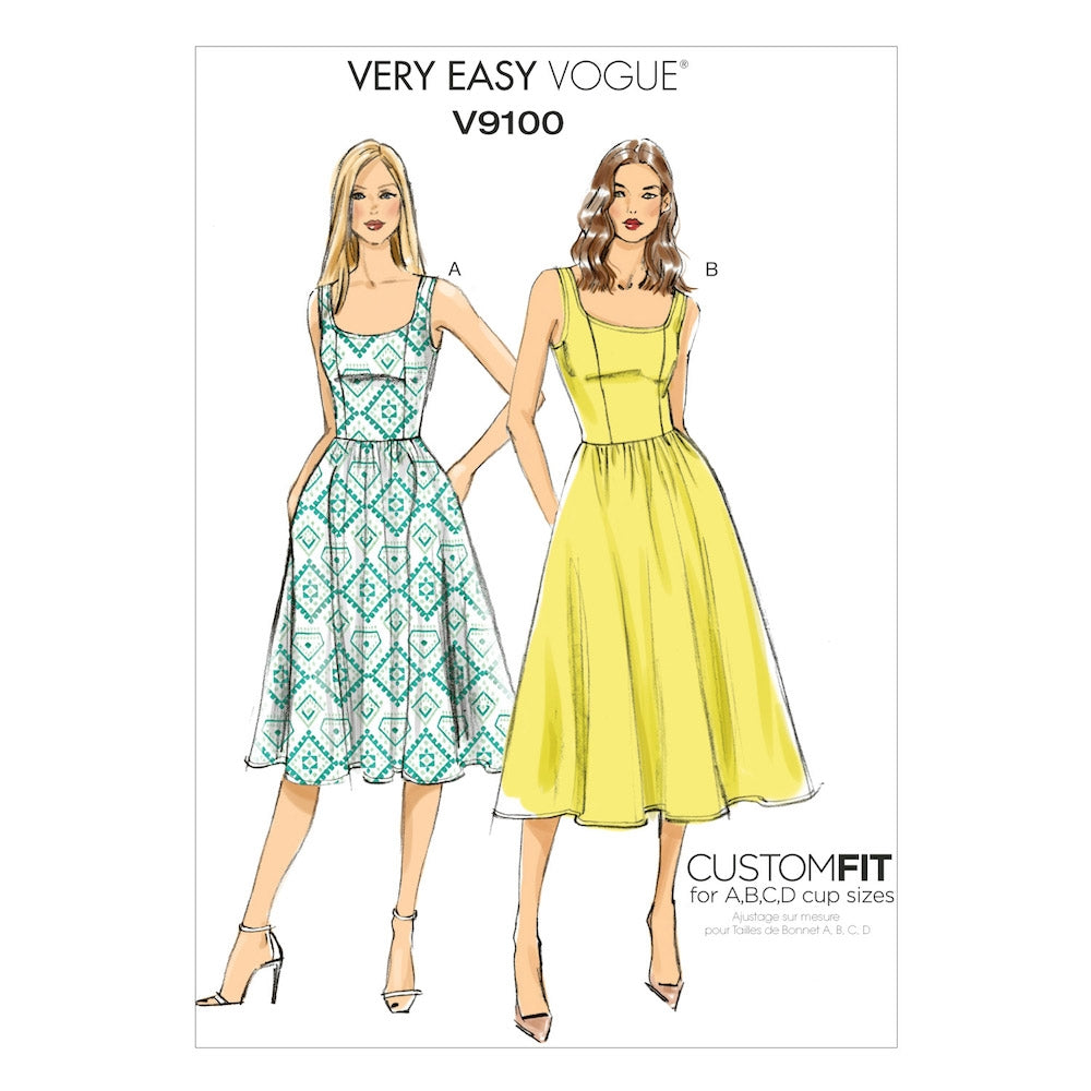 Vogue Pattern V9100 A5 (6-8-10-12-14)