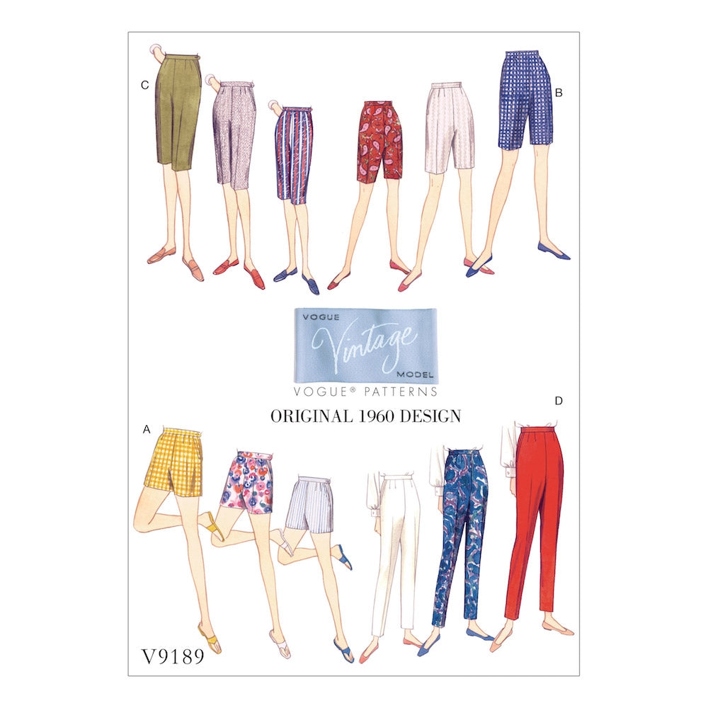 Vogue Pattern V9189 A5 (6-8-10-12-14)