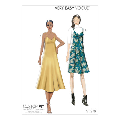 Vogue Pattern V9278 A5 (6-8-10-12-14)