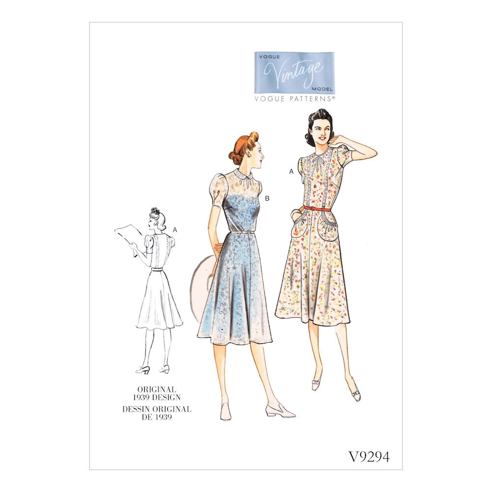 Vogue Pattern V9294 A5 (6-8-10-12-14)
