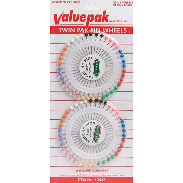 Valuepak Pin Wheels, 2pk