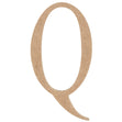 Arbee Wooden Letter Q