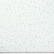 Christmas Cotton Fabric, Gold Stars- Width 112cm